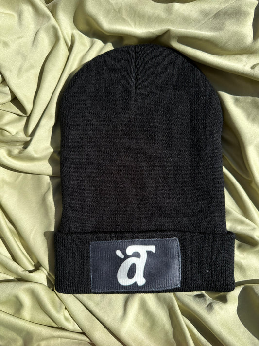 a Terre Black Logo Beanie