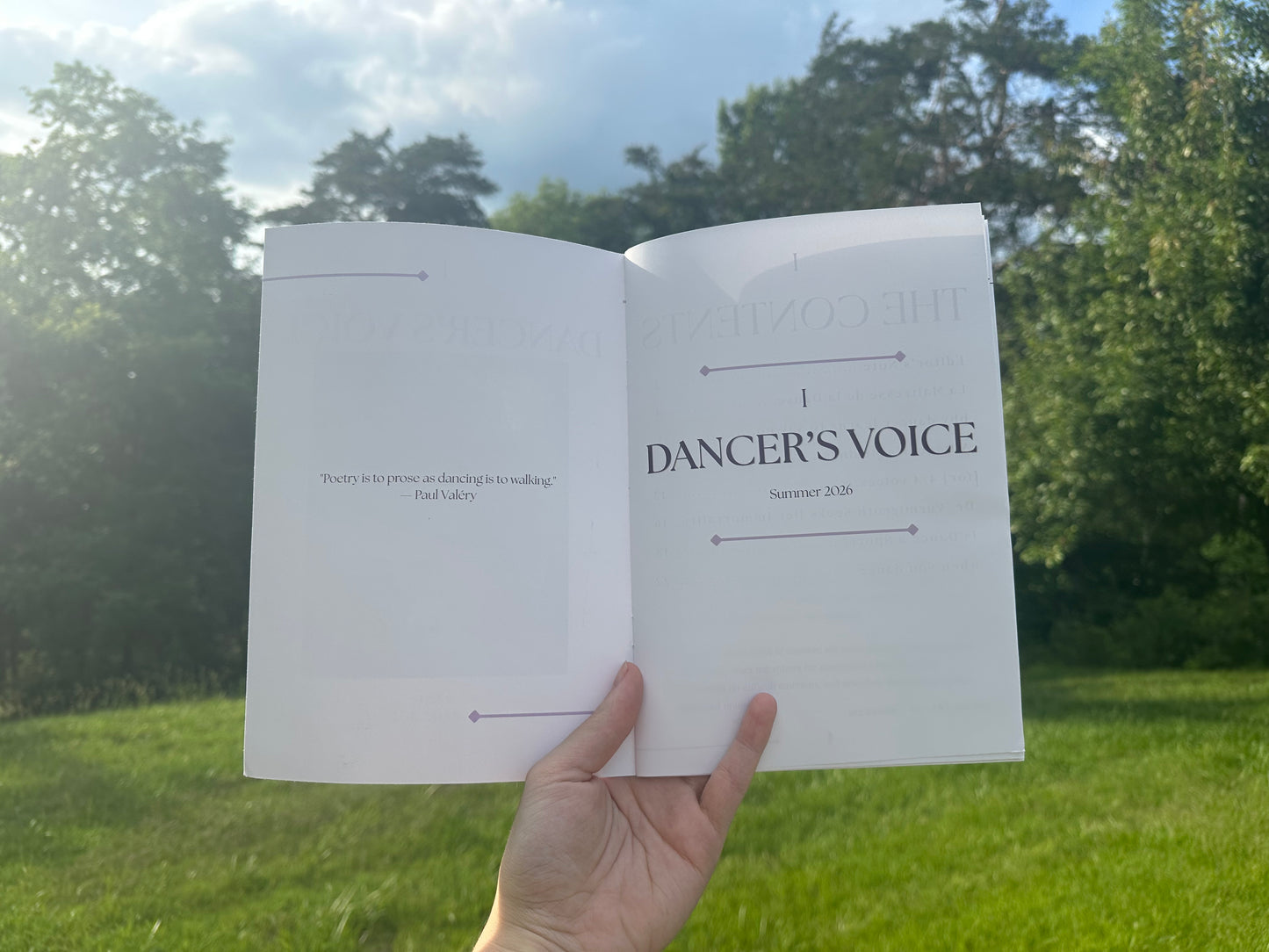 Dancer's Voice - Edition I - a New Dance Publication