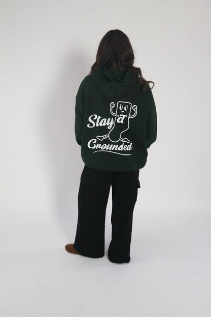 Stay Grounded - à Terre Hoodie in Green