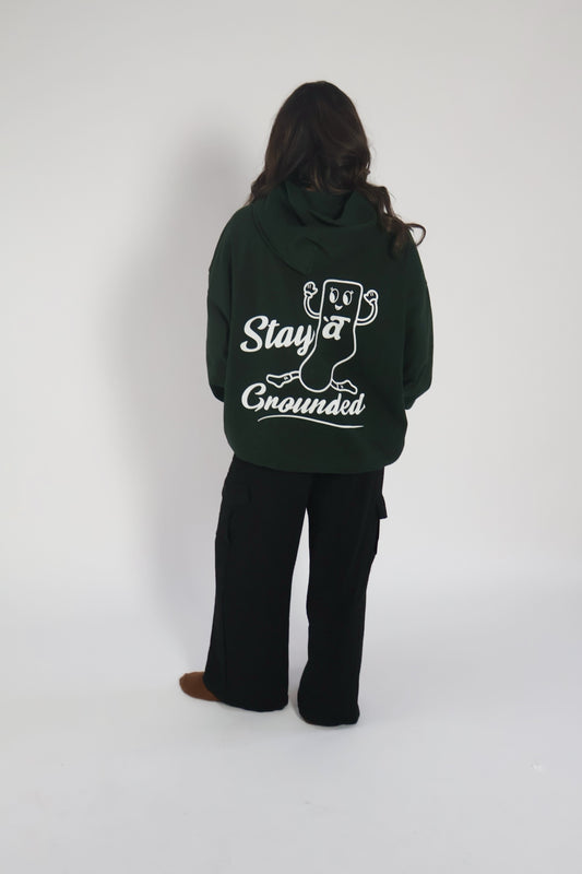 Stay Grounded - à Terre Hoodie in Green