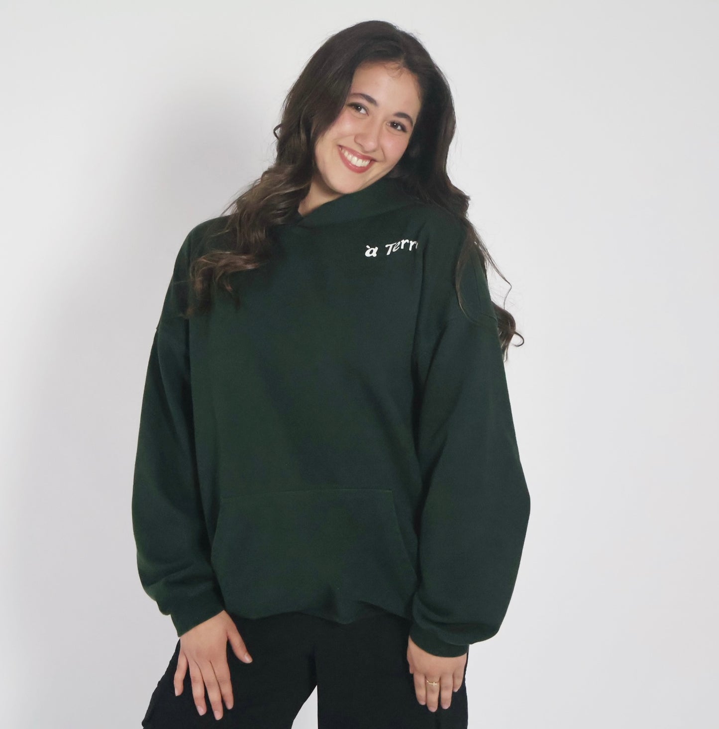 Stay Grounded - à Terre Hoodie in Green