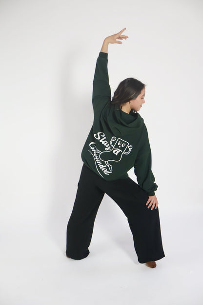Stay Grounded - à Terre Hoodie in Green