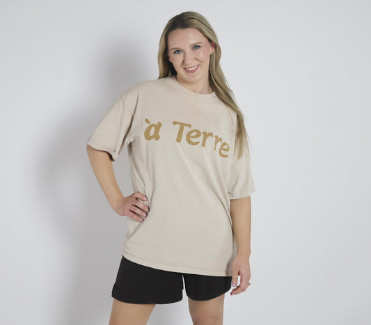 a Terre Merch T-shirt - Tan