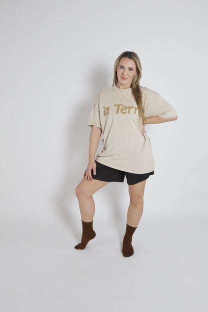 a Terre Merch T-shirt - Tan