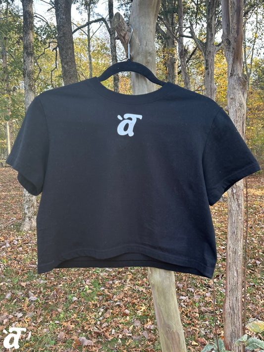 a Terre Merch Cropped T-shirt - Black