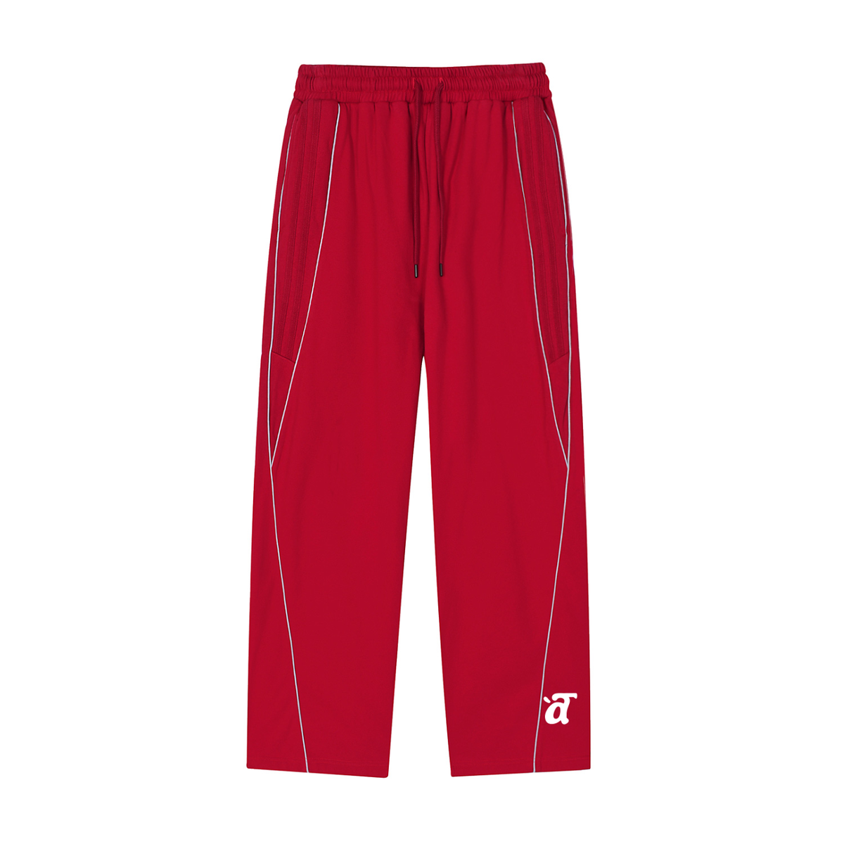 Reflection Striped Straight-Leg Sweatpants