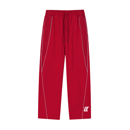 Reflection Striped Straight-Leg Sweatpants